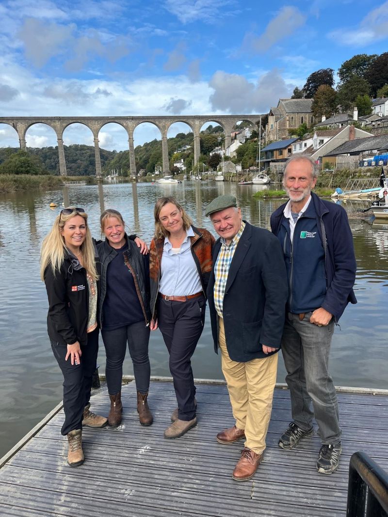 standing on the pontoon at calstock. credit tvnl 002